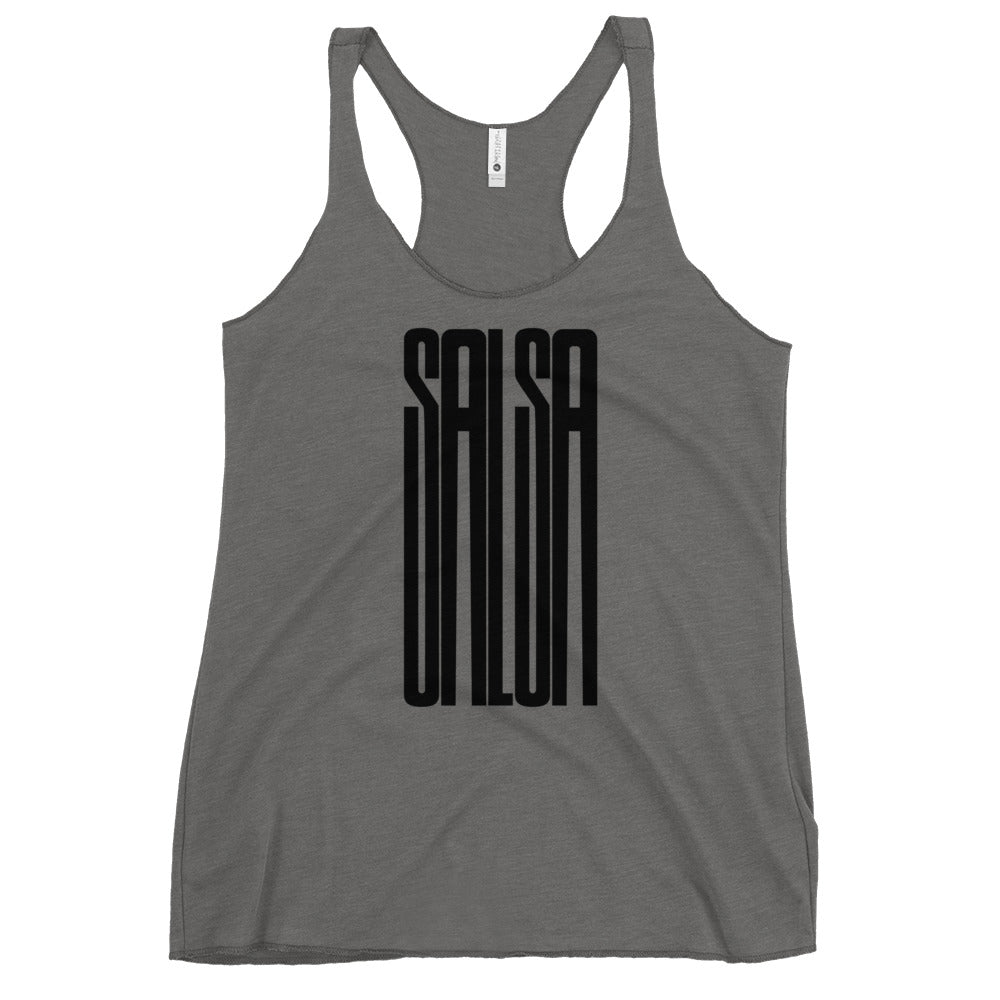 Salsa Racerback Tank Top (Grey)