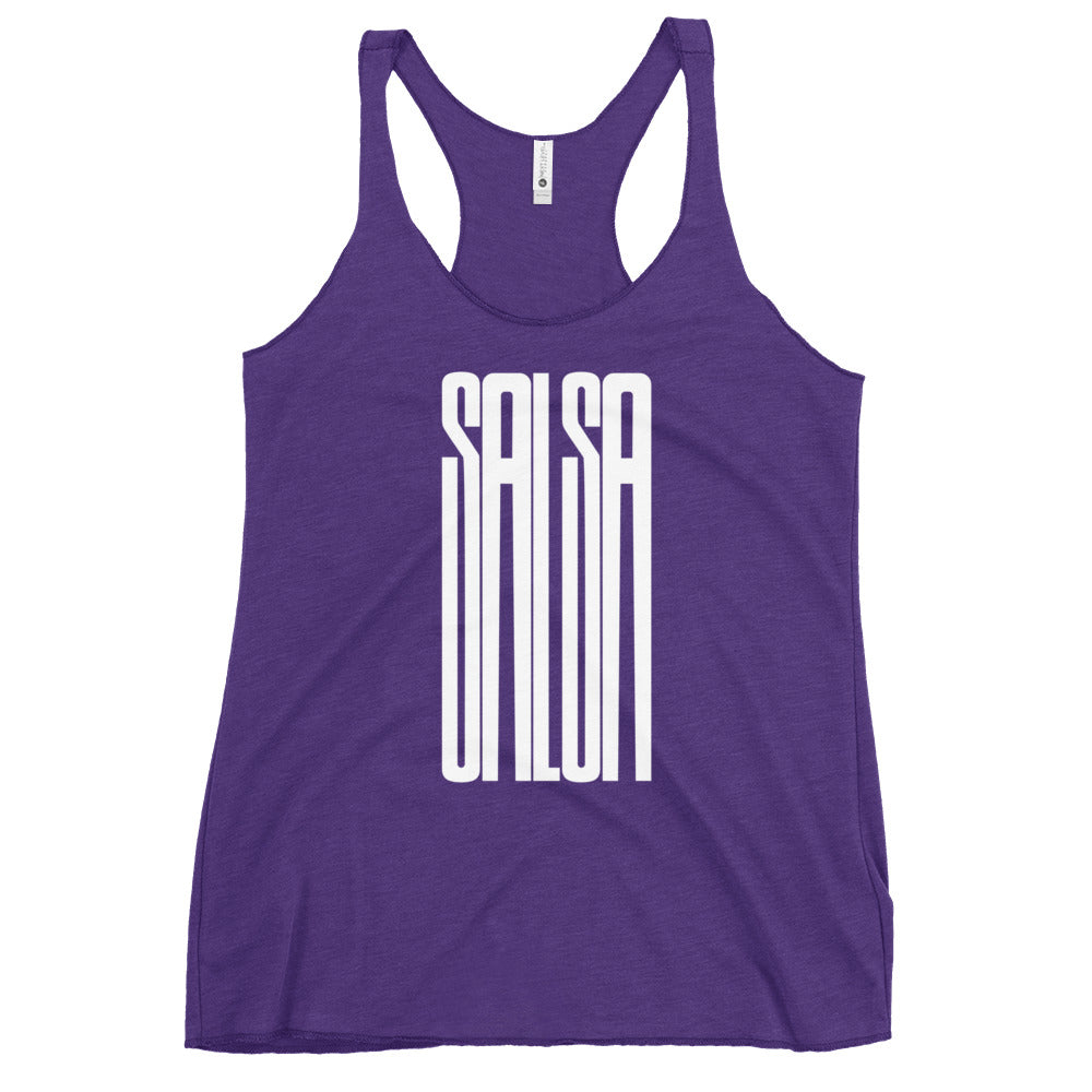 Salsa Racerback Tank Top (purple)
