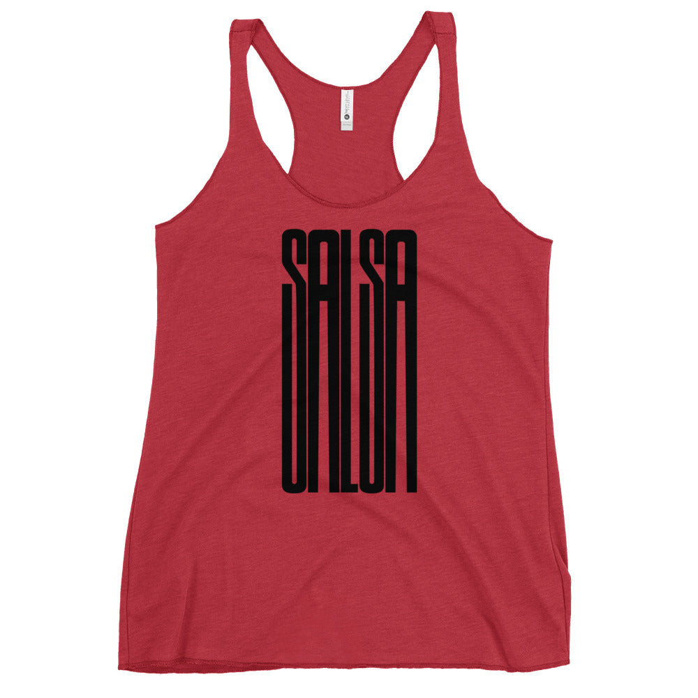Salsa Racerback Tank Top (vintage red)