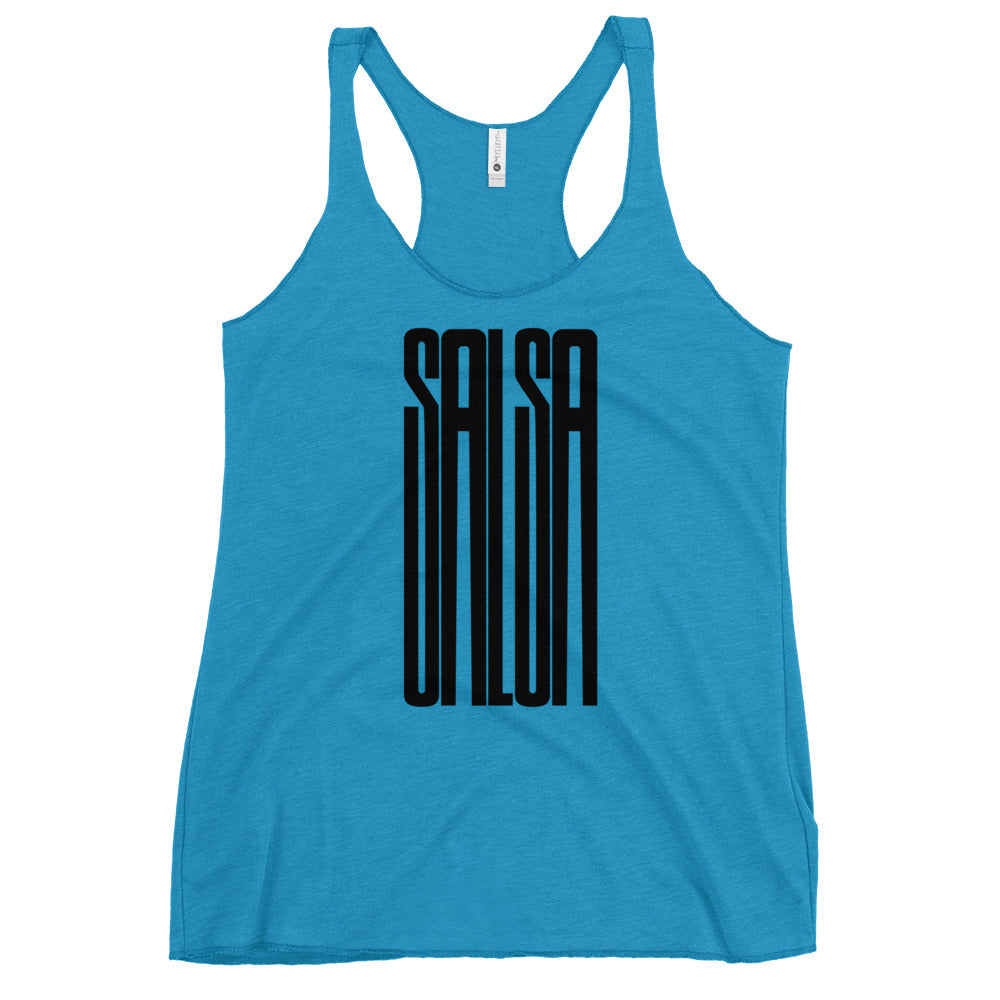Salsa Racerback Tank Top (turquoise)