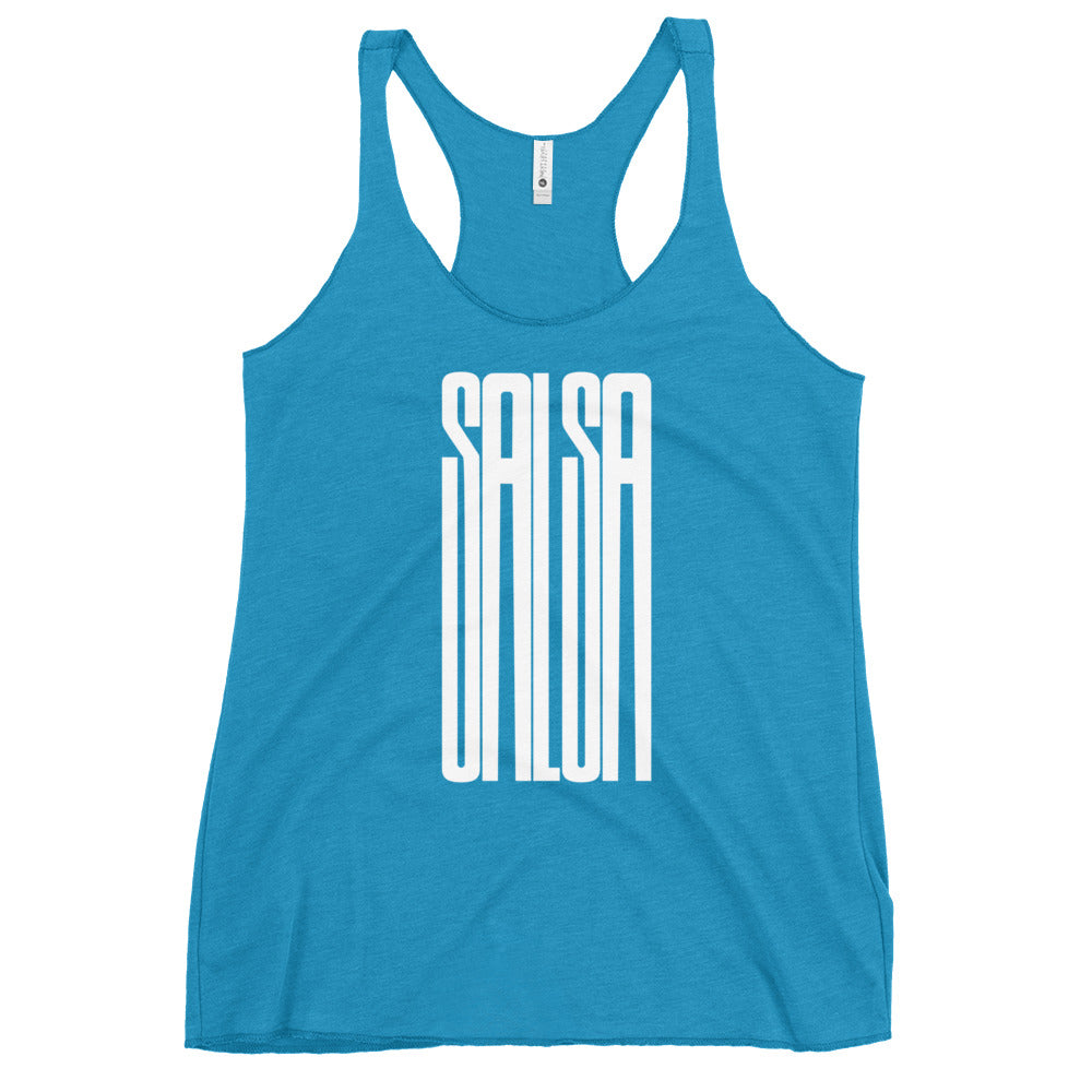 Salsa Racerback Tank Top (turquoise)