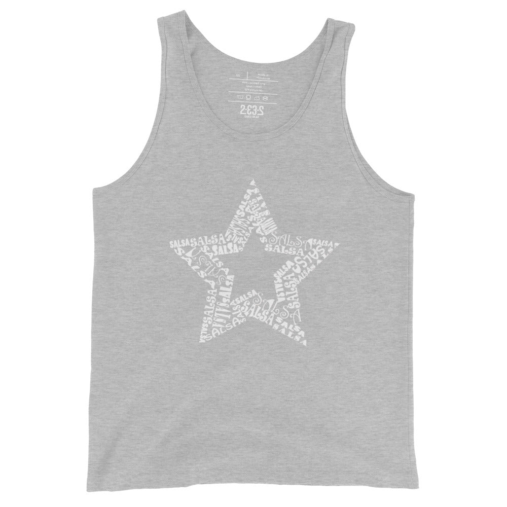 Star tank top (light gray)