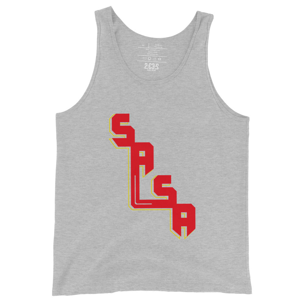 Camiseta sin mangas retro (gris)