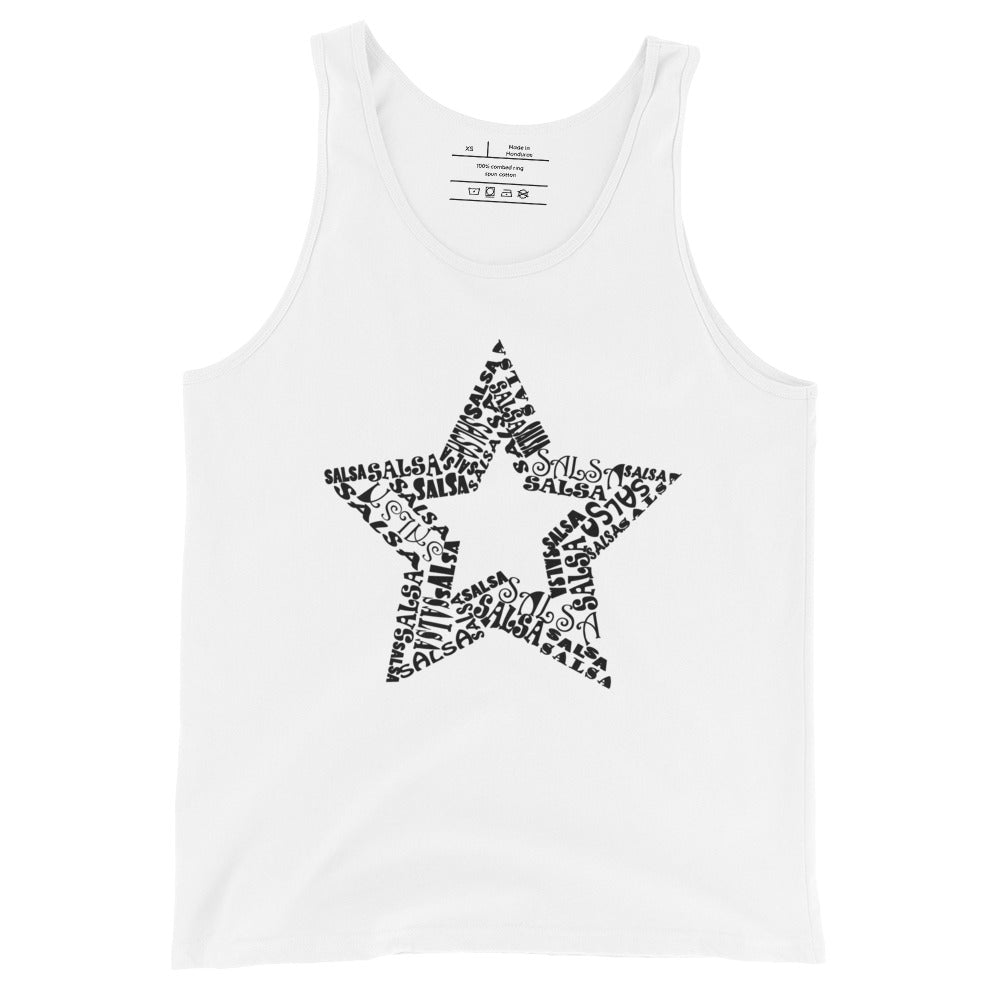 Star tank top (white)