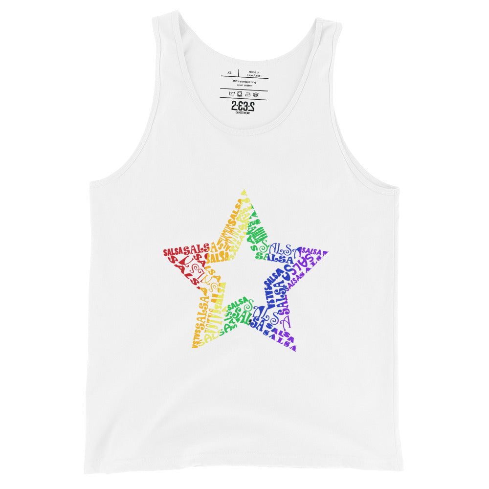 Camiseta sin mangas estrella (blanco)
