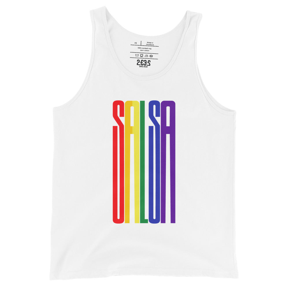 Camiseta sin mangas Salsa (blanco)