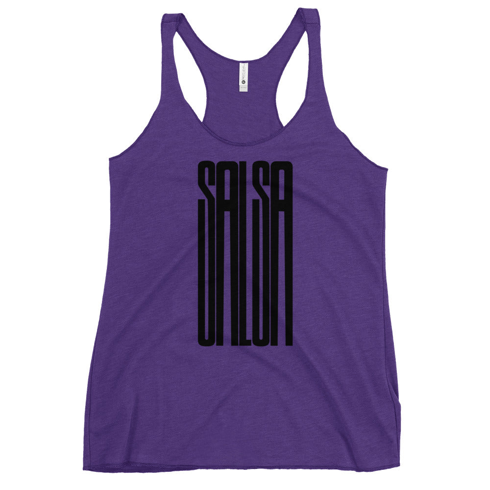 Salsa Racerback Tank Top (purple)