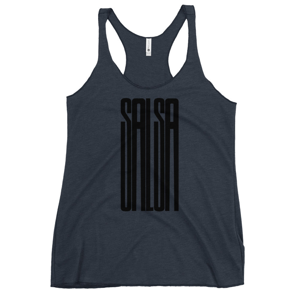 Salsa Racerback Tank Top (vintage navy)