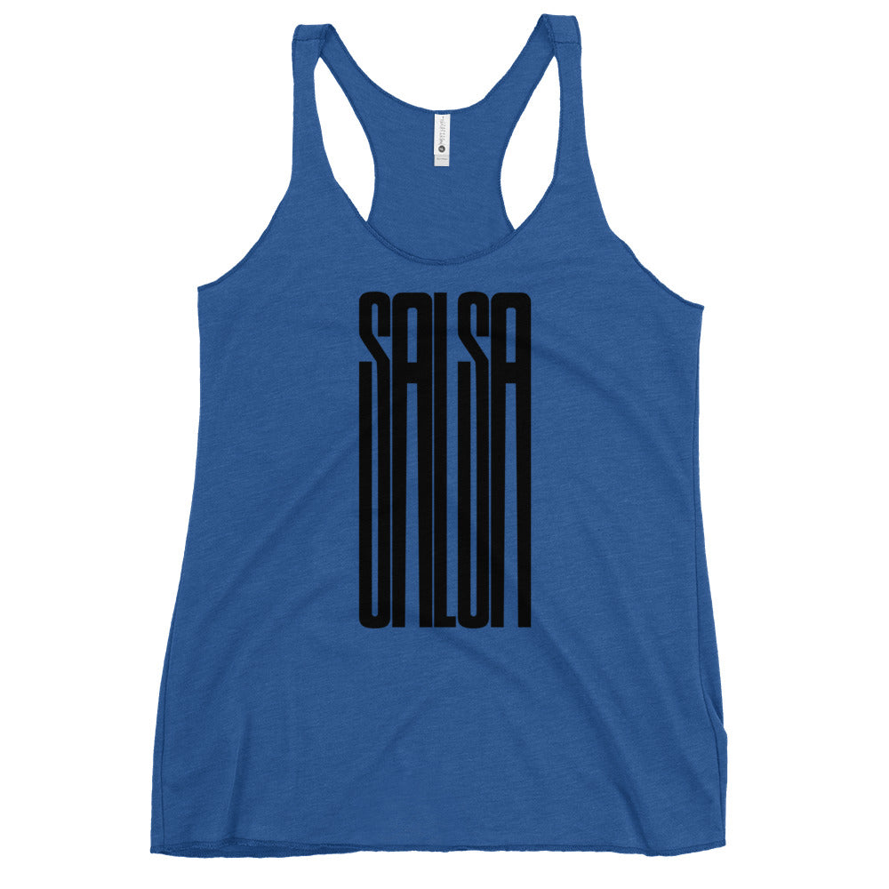 Salsa Racerback Tank Top (vintage royal blue)