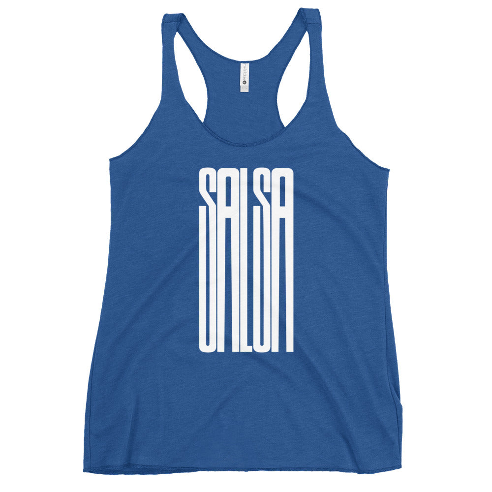 Salsa Racerback Tank Top (royal blue)